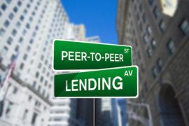 Peer to peer lending sign