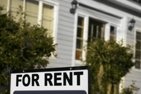 Apartment for rent sign