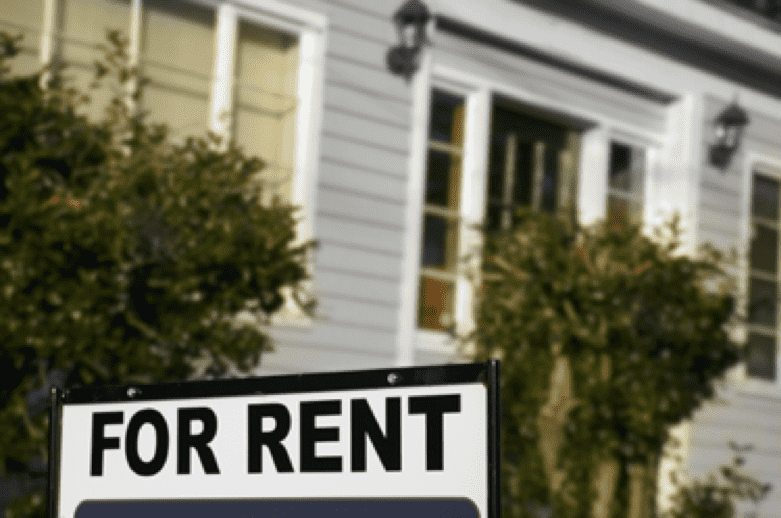 Apartment for rent sign