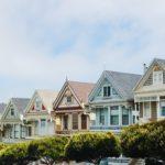 Houses lined up
