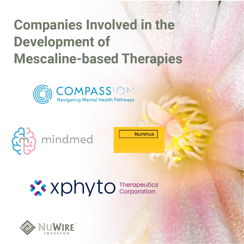 Companies involved in mescaline therapies