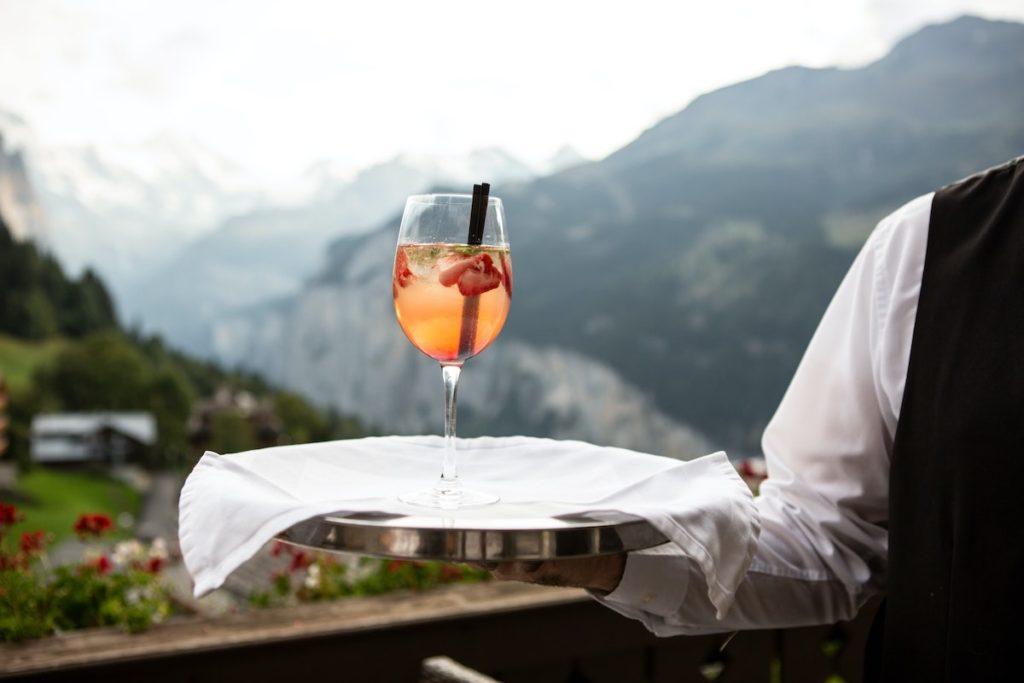 Hotel Butler With Drink