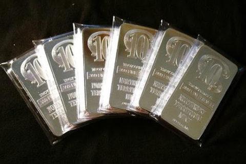 10 ounce silver bars