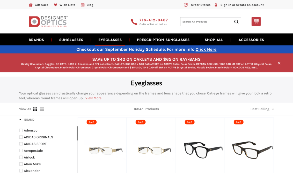 buy eyeglasses online