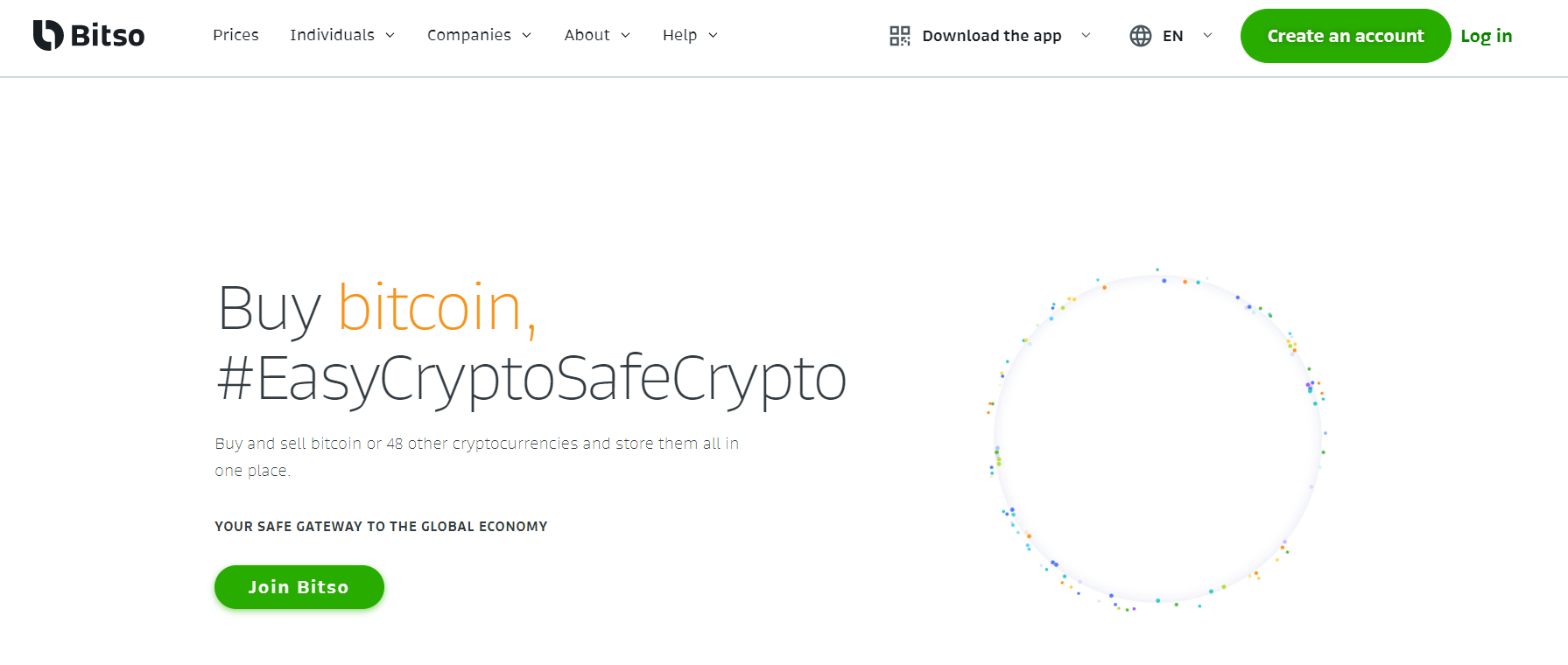 Bitso Homepage