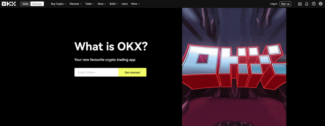 Login OKX's Website